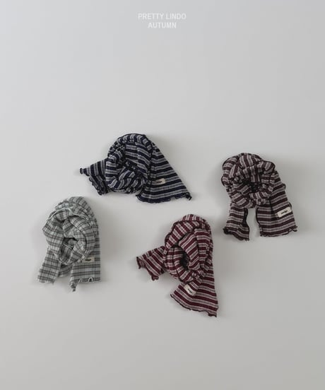 75[予約]LINDO border scarf