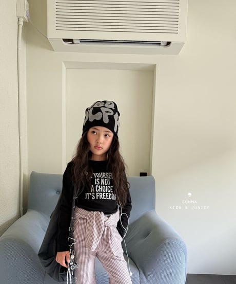 49[予約]COMMA reversible printed t-shirt