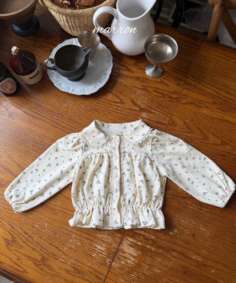 12[予約]marron sharon blouse(XS-L)