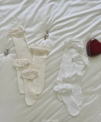 24[予約]aladin lace socks