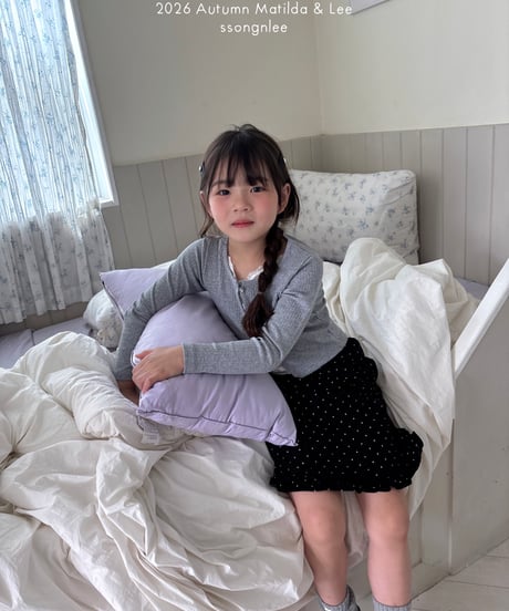 83[予約]matilda&lee lace cardigan tee