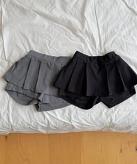 33[予約]ninibello rose pleated skirt