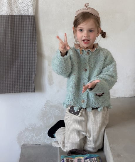 69[予約]aiai bubble pastel knit cardigan