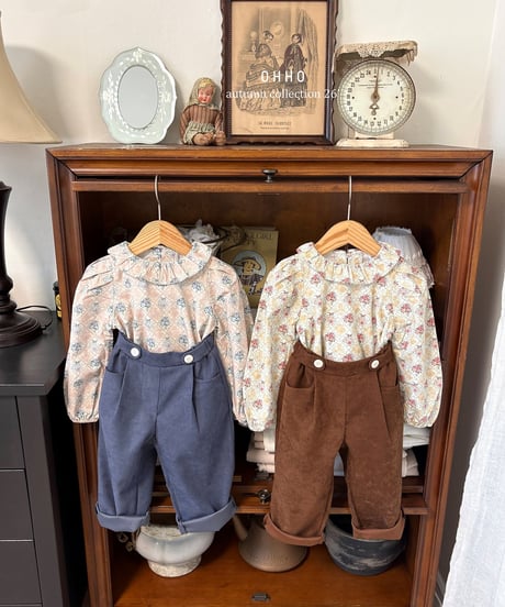 1[予約]ohho monet frill blouse