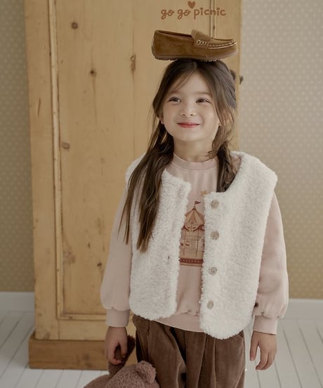 1[予約]go go picnic teddy vest