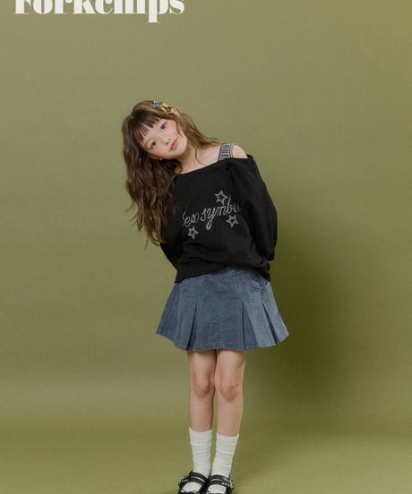 20[予約]FORKCHIPS harbor pleated skirt