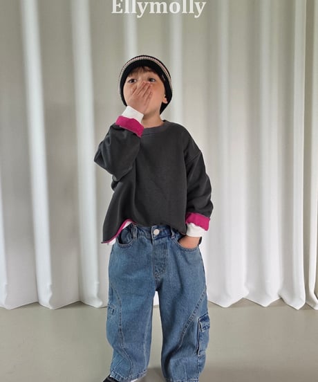 46[予約]ELLYMOLLY rough two tone dyed mtm