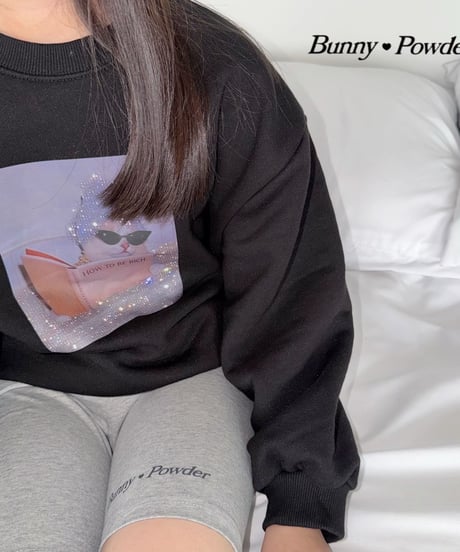 53[予約]bunny powder biker leggings