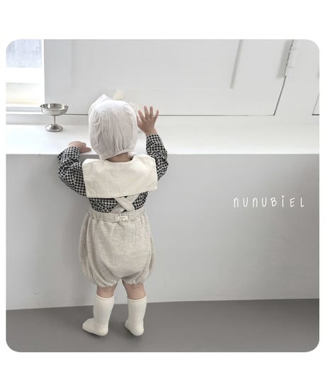 19[予約]nunubiel bebe check blouse