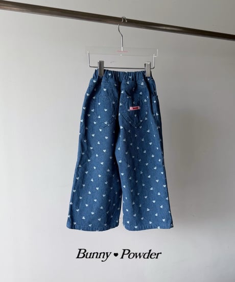 48[予約]bunny powder lovely denim pants