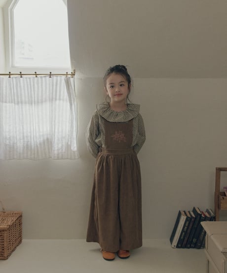 18[予約]送料無料 the beige corduroy overall pants