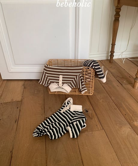 56[予約]bebeholic striped suit