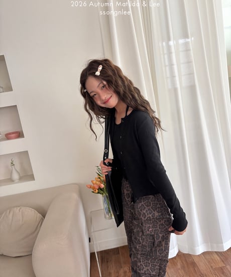 77[予約]matilda&lee lace halter cardigan set