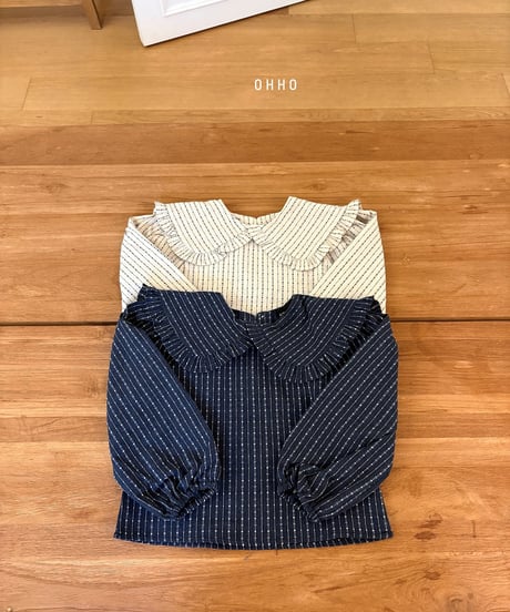 11[予約]ohho sailor frill blouse