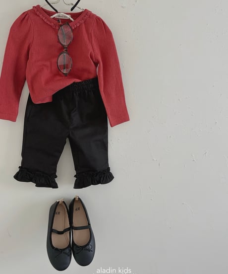 11[予約]aladin capri frill pants