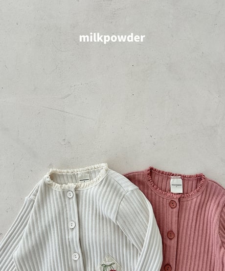 2[予約]milkpowder cherry cardigan