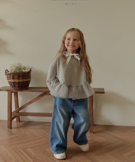 47[予約]melikey wide denim pants