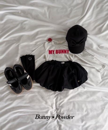 56[予約]bunny powder balloon skirt