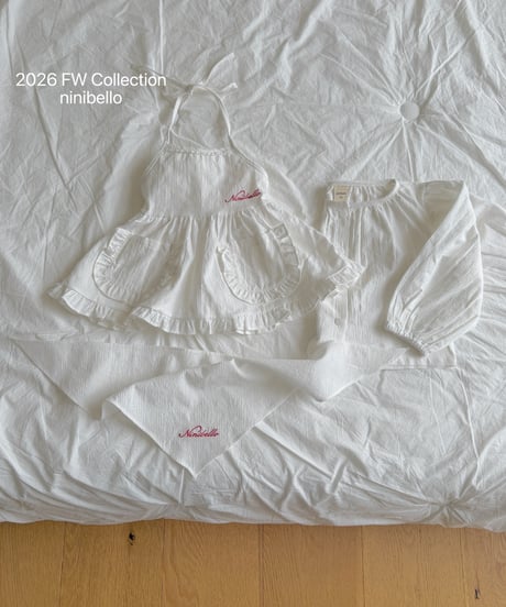 441[予約]ninibello hazel apron ops