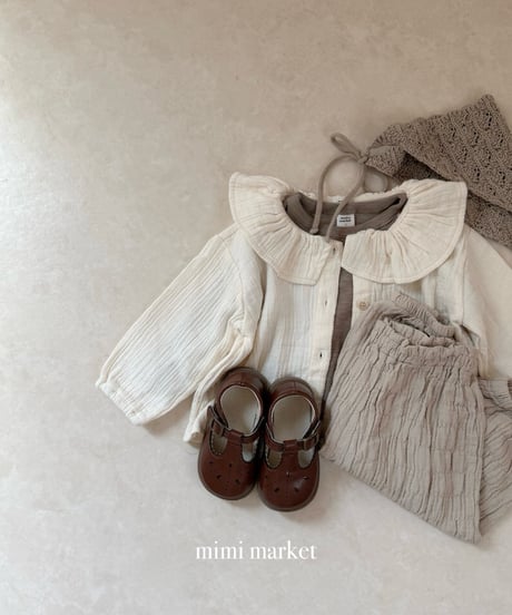 19[予約]mimi market outback frill shirt