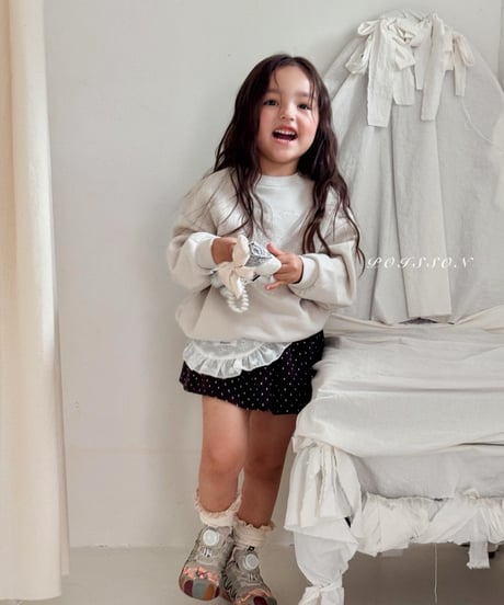35[予約]poisson petit dot skirt