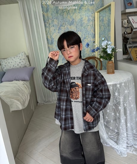 45[予約]matilda&lee about check shirt