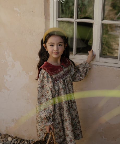 44[予約]OREN bonjour square collar dress