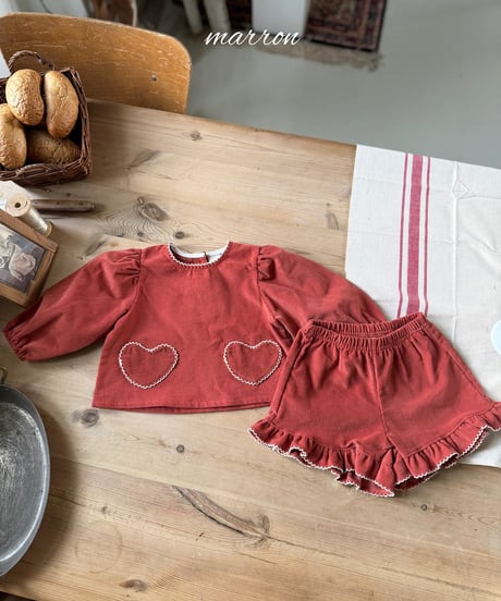 36[予約]marron heart set(XS-L)