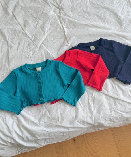 7[予約]ninibello melville eyelet cardigan