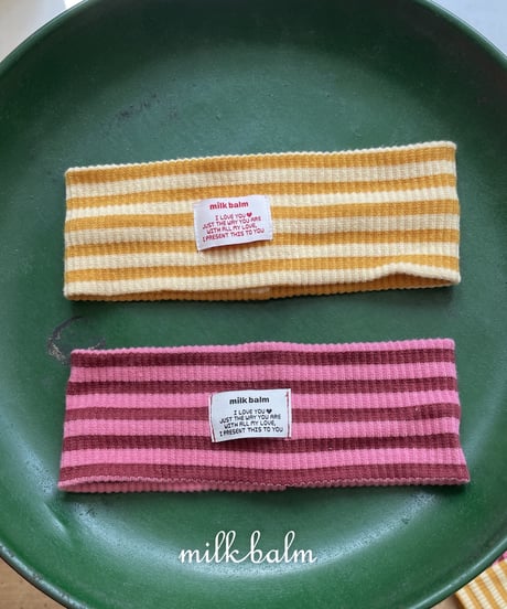 31[予約]milkbalm lolipop hair band