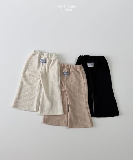 69[予約]LINDO churros pants