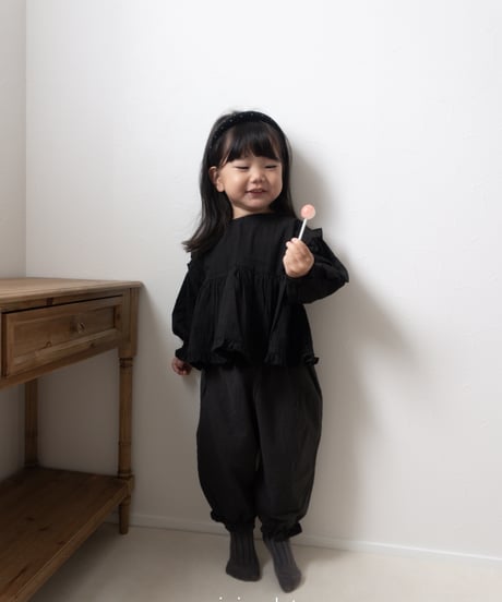 8[予約]mimi market shoulder frill blouse