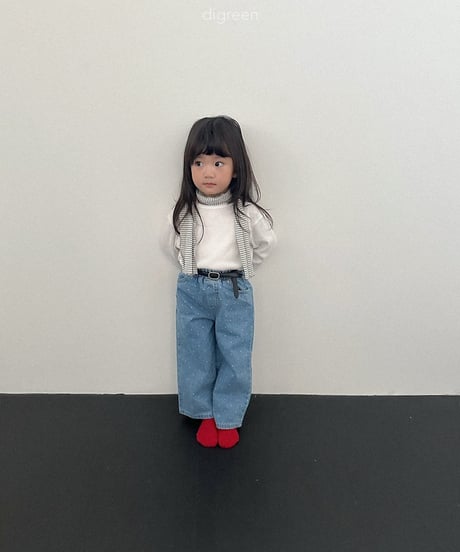 31[予約]digreen dot denim pants