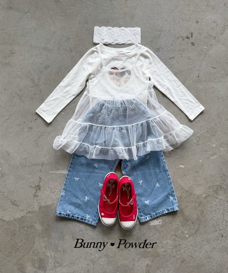63[予約]bunny powder pippi dress