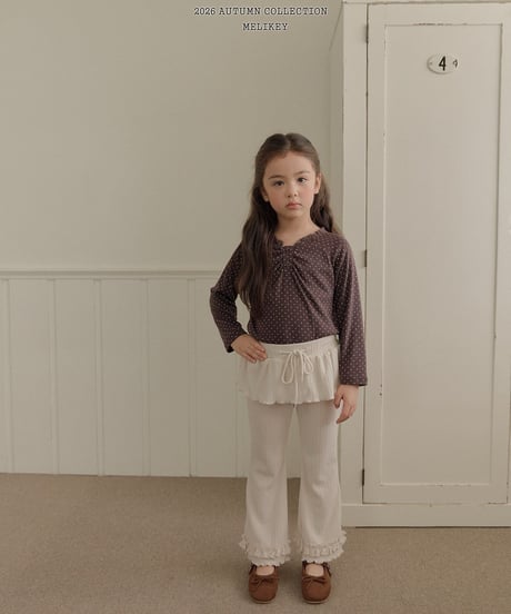 39[予約]melikey vest frill bootcut