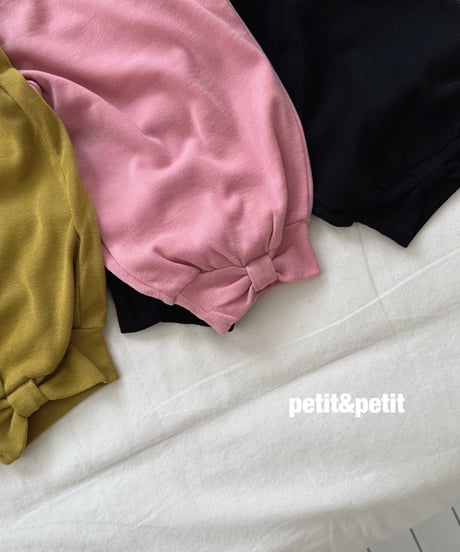 30[予約]petit&petit ribbon harem pants