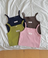 4[予約]ninibello bib rib camisole
