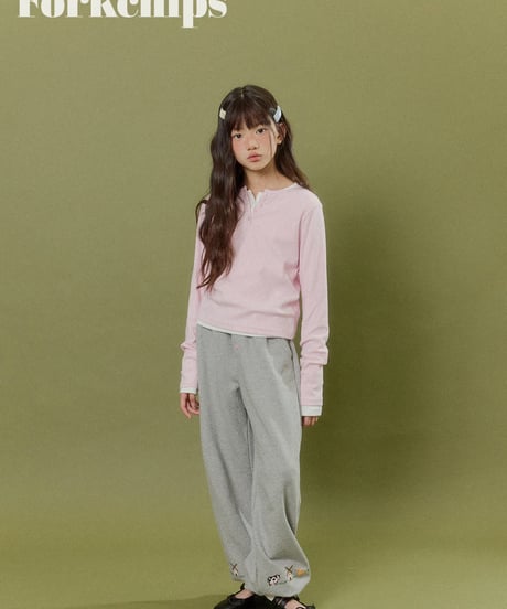 15[予約]FORKCHIPS peach snap t-shirt