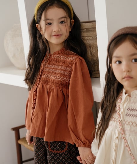 2[予約]OREN merci smoke blouse