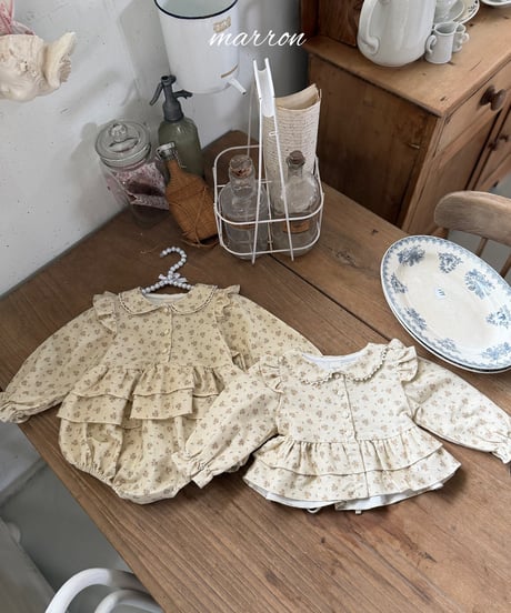 15[予約]marron french blouse(XS-L)
