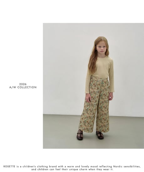 17[予約]ROSETTE more pants