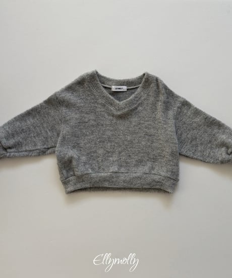 19[予約]ELLYMOLLY chicago brush v-neck
