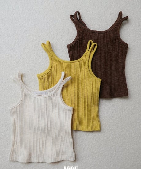 30[予約]BANANAJ double strap top