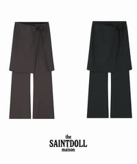 42[予約]saintdoll wrap boot cut pants