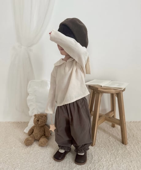 13[予約]mimi market momo frill pants