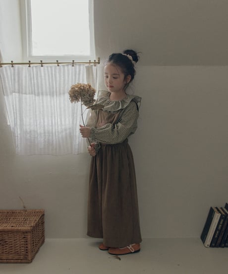 18[予約]送料無料 the beige corduroy overall pants
