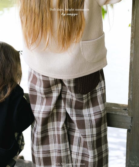 12[予約]anggo cookie pants