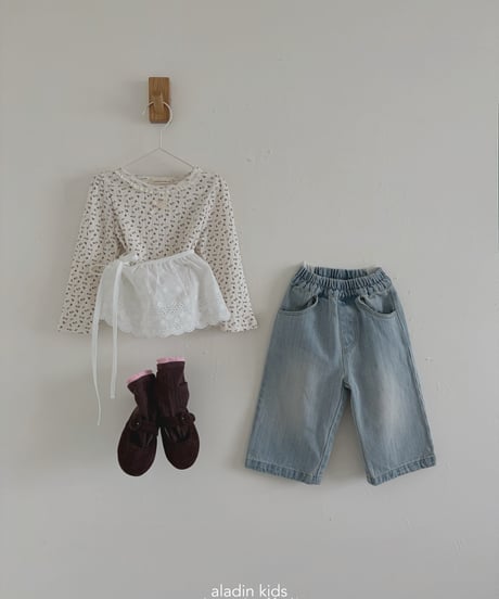 6[予約]aladin eyelet puff tee