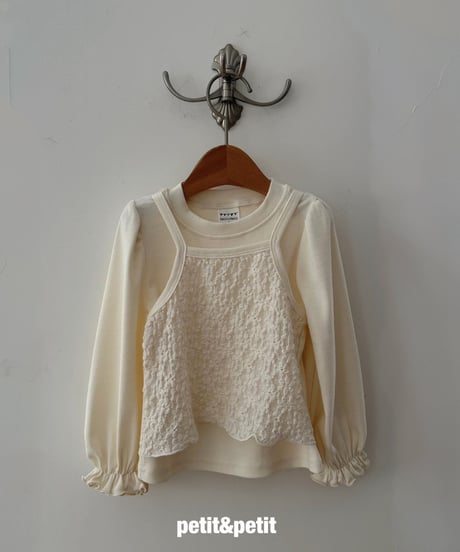 1[予約]petit&petit roy layered t