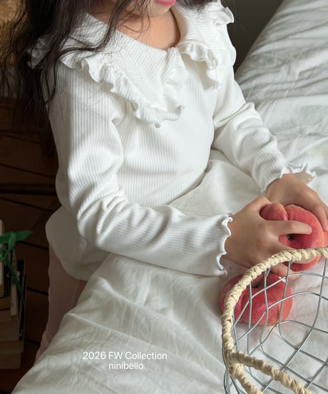 7[予約]ninibello mariel polo shirt(12m-2XL)
